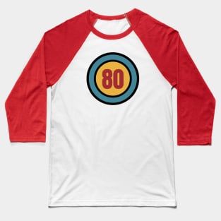 80 - years old, anniversary, lucky number, octogenarian, birthday Baseball T-Shirt